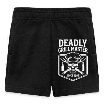 Grill Deadly Master Grilling depuis 1999 : cadeau - Short Bébé - noir - Devant