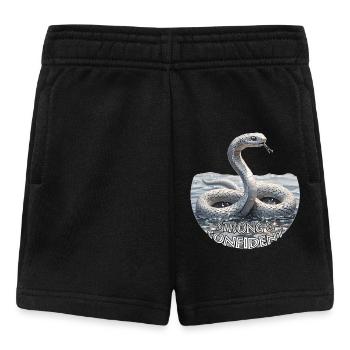 Strong & Confident – Metal Snake - Baby Shorts - black - Front