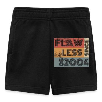 22. Birthday Flawless since 06/2004 - Baby Shorts - black - Front