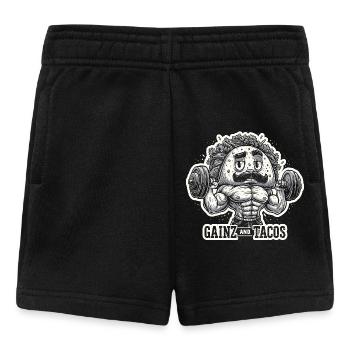 Gains et Tacos Avocat - Short Bébé - noir - Devant