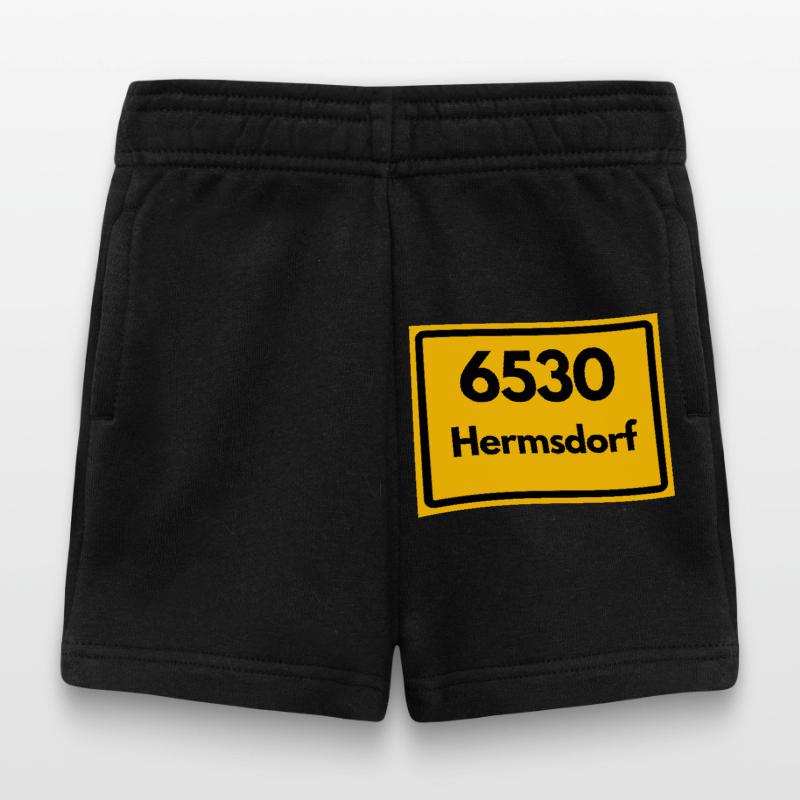 Old Postcode 6530 Hermsdorf, Thuringia, Postal Code Baby Shorts