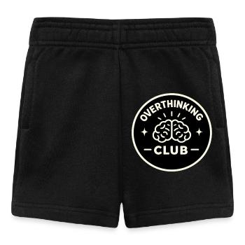 Overthinking Club - Baby Shorts - Schwarz - Vorne