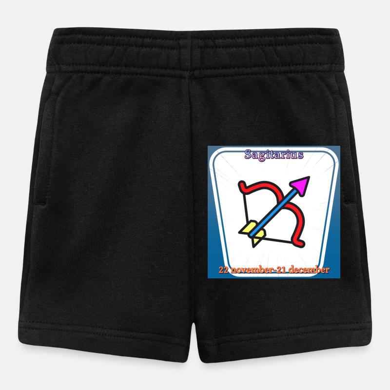 Sagittarius - Baby Shorts - black