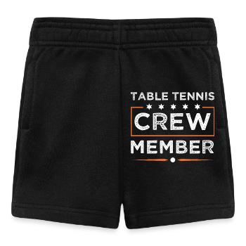 Tisch Tennis Crew - Baby Shorts - Schwarz - Vorne