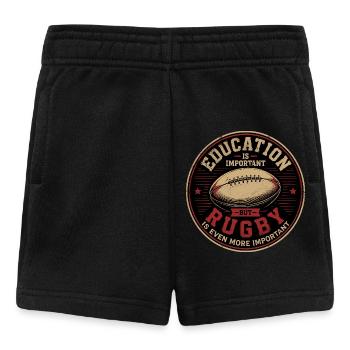 Rugby, Rugby Sport, Rugby Humor - Baby Shorts - black - Front