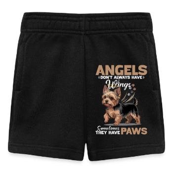 Yorkshire Terrier Yorkie Dog Breed - Baby Shorts - Schwarz - Vorne