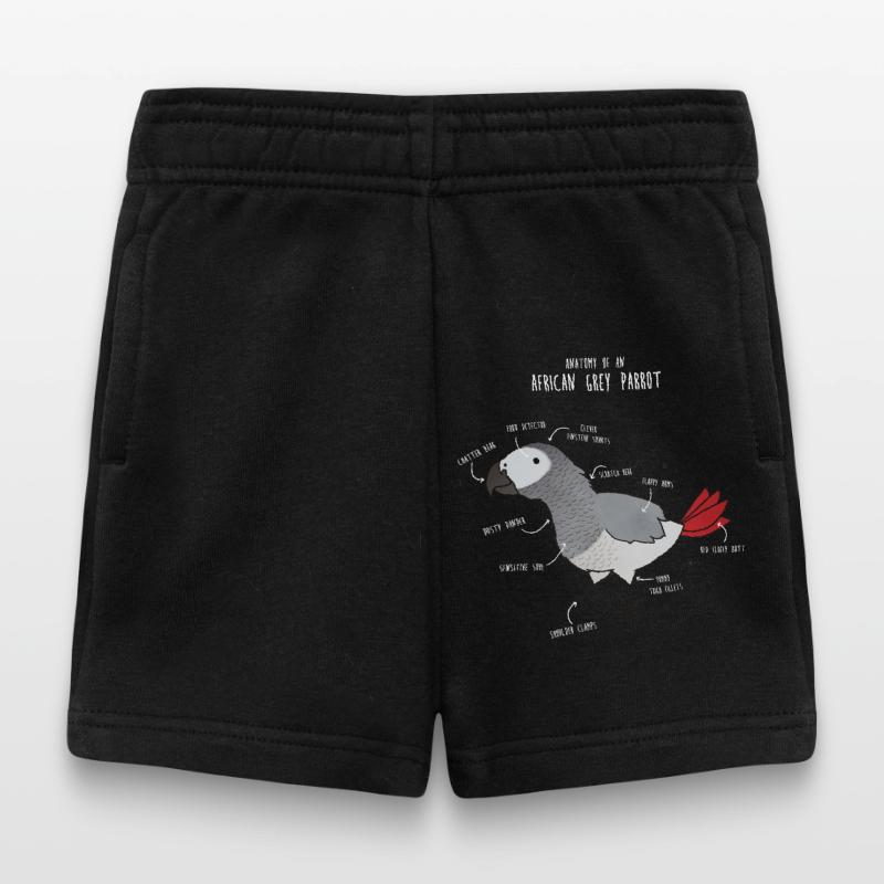 Anatomie der Kugelpython Baby Shorts