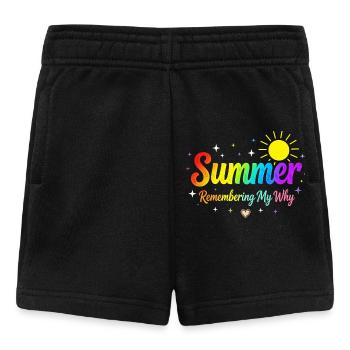 Summer Remembering My Why - Baby Shorts - black - Front