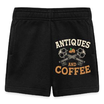 Trödelmarkt Flohmarkt - Baby Shorts - Schwarz - Vorne