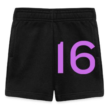 16 - Baby Shorts - Schwarz - Vorne