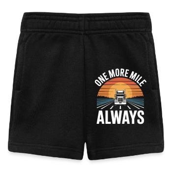 Professional Driver One More Mile Always Gift - Baby Shorts - black - Front