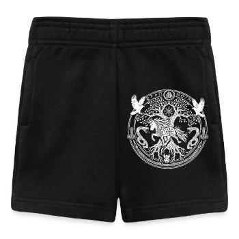 Nordisches Islandpferd - Baby Shorts - Schwarz - Vorne