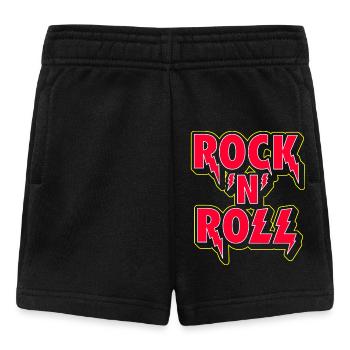 Rock 'n' Roll 3D-Logo - Baby Shorts - Schwarz - Vorne