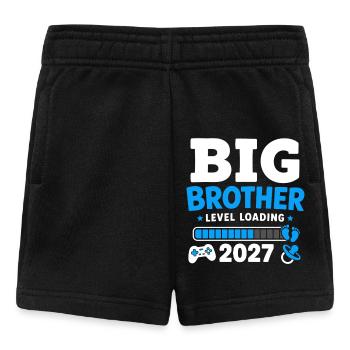 Großer Bruder Level-Ladung 2027 - Baby Shorts - Schwarz - Vorne