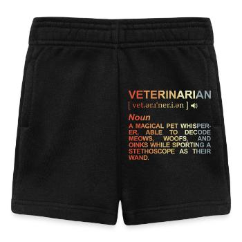 Veterinarian Meaning - Baby Shorts - black - Front
