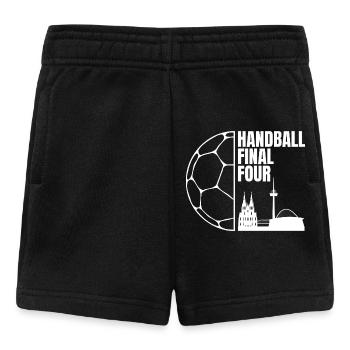Handball Final Four Skyline - Baby Shorts - Schwarz - Vorne