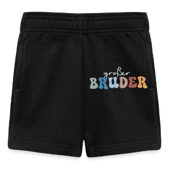 Großer Bruder - Baby Shorts - Schwarz - Vorne