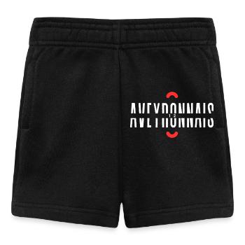 Avignonais T-Shirt Humorgeschenk - Baby Shorts - Schwarz - Vorne