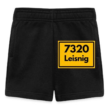 ALTE POSTLEITZAHL 7320 LEISNIG SACHSEN DDR - Baby Shorts - Schwarz - Vorne