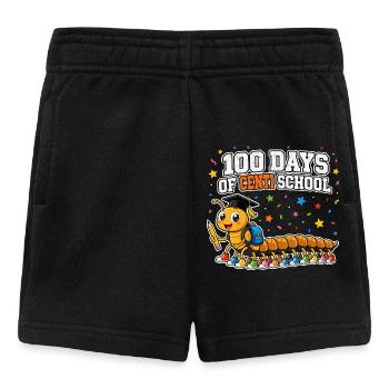 Centipede 100 jours d’école Cent jambes - Short Bébé - noir - Devant