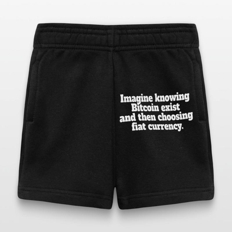 Bitcoin Imagine Knowing Bitcoin Exists Krypto BTC Baby Shorts