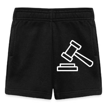 Jura Rechtsanwalt  Waage Jurist Gericht Gesetz - Baby Shorts - Schwarz - Vorne