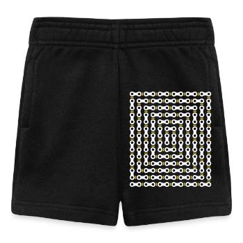 Motif de chaîne de vélo - Short Bébé - noir - Devant
