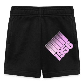 Design numérique rétro Dots 1956 - Short Bébé - noir - Devant