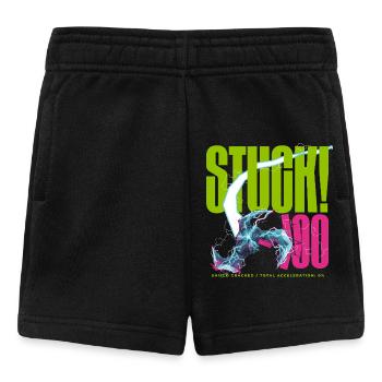 COINCÉ ! Bouclier 100 fissuré - Short Bébé - noir - Devant