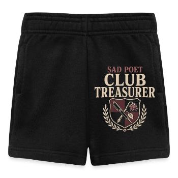 Poetcore Poète Poésie Dark Academia Gift - Short Bébé - noir - Devant