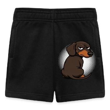 Propriétaire teckel Teckel Propriétaire teckel Propriétaire teckel Amant teckel - Short Bébé - noir - Devant