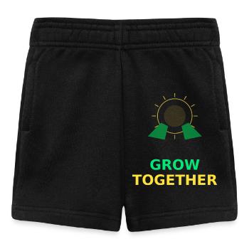 Wachse zusammen Sonnensymbol - Baby Shorts - Schwarz - Vorne