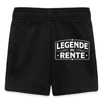 Légende à la retraite - Short Bébé - noir - Devant