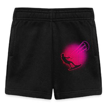 Die Wassersportler und Kitesurfing passen zusammen - Baby Shorts - Schwarz - Vorne