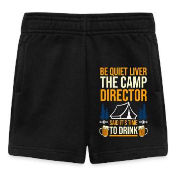 Camping Bonfire Camp Life Forest Camper - Baby Shorts - Schwarz - Vorne