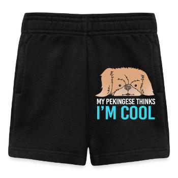 Pekinese Peningese - Baby Shorts - Schwarz - Vorne