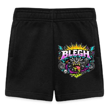 Blegh Comic Edition - Baby Shorts - Schwarz - Vorne