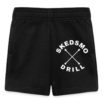 Skedsmo Drill Bohrstangenlogo weiß - Baby Shorts - Schwarz - Vorne