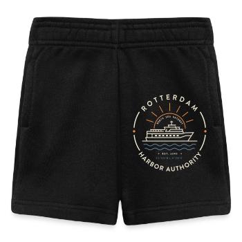 Rotterdam Harbor Yacht Emblem | North Sea Gateway - Baby Shorts - black - Front