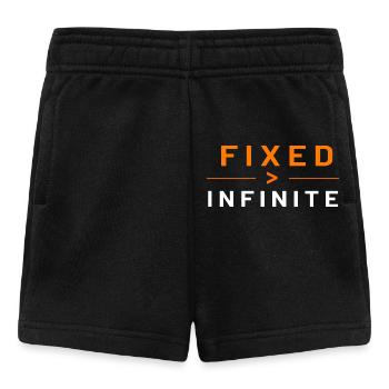 Typographie de l’offre fixe du Bitcoin - Short Bébé - noir - Devant