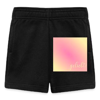 Geliebt Nachricht Liebe - Baby Shorts - Schwarz - Vorne