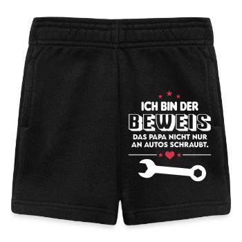 Beweis KFZ Mechaniker Autoschrauber Baby Säugling - Baby Shorts - Schwarz - Vorne