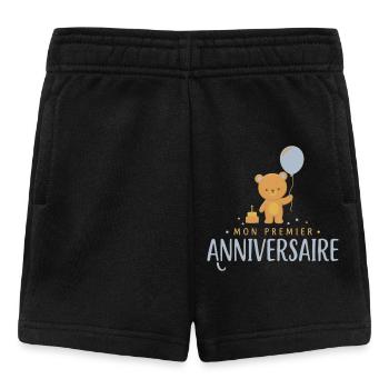 Mon Premier Anniversaire Bébé - Short Bébé - noir - Devant