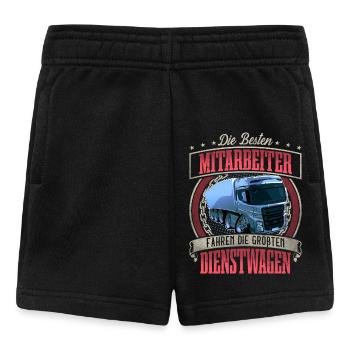 LKW Fahrer - Baby Shorts - Schwarz - Vorne