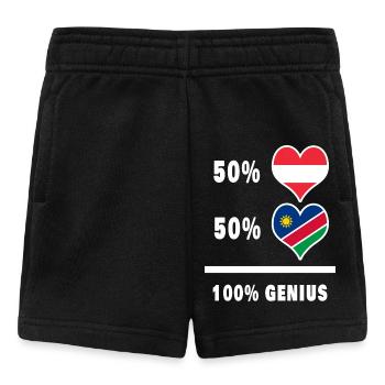 Austria and Namibia brilliant / Gift - Baby Shorts - black - Front
