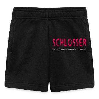 Schlosser Handwerker Design - Baby Shorts - Schwarz - Vorne
