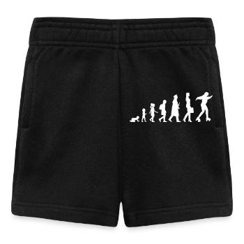 From girl to roller skater - Baby Shorts - black - Front