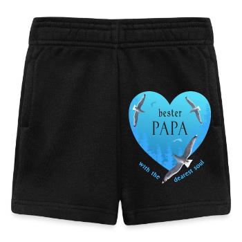 bester Papa - Baby Shorts - Schwarz - Vorne