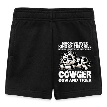 MOOO-VE SUR LE ROI DU FROID - VACHE ET TIGRE - Short Bébé - noir - Devant