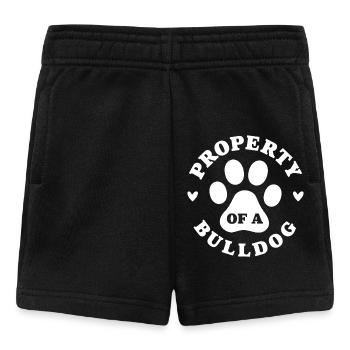 Propriété d’un bouledogue - Short Bébé - noir - Devant